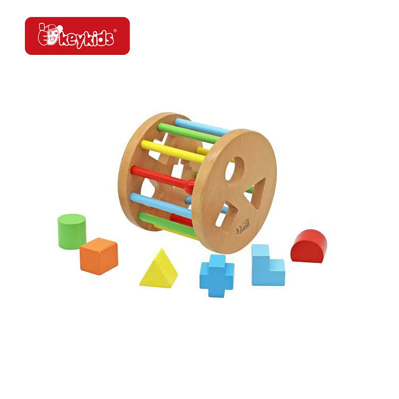 High Quality Montessori Educational Toy Wooden Shape Sorting Box For Kids W12D504